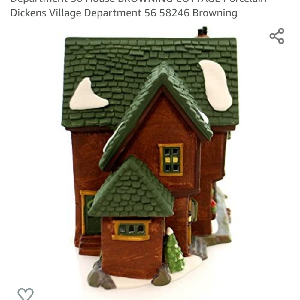 Dept 56 Browning cottage - Picture 4 of 4